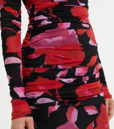 BLUMARINE Fine Jer printed maxi dress | Thumbnail 4