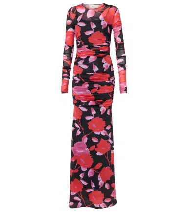 BLUMARINE Fine Jer printed maxi dress | Thumbnail 1