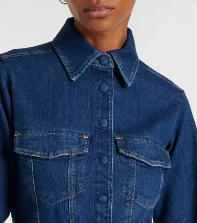 7 For All Mankind Flared denim jumpsuit | Thumbnail 5