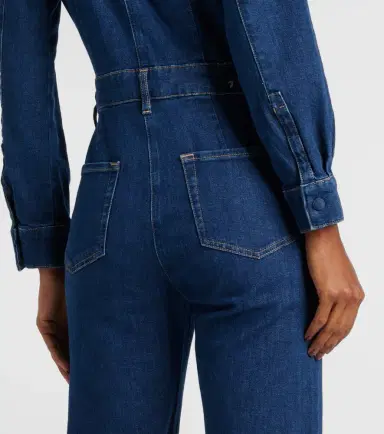 7 For All Mankind Flared denim jumpsuit | Thumbnail 7