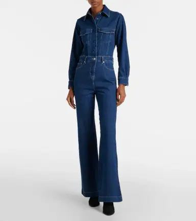 7 For All Mankind Flared denim jumpsuit | Thumbnail 8