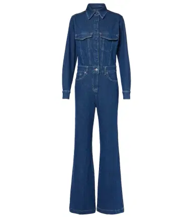 7 For All Mankind Flared denim jumpsuit | Thumbnail 1