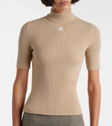 Courreges Courrèges Reedition ribbed-knit top | Thumbnail 5