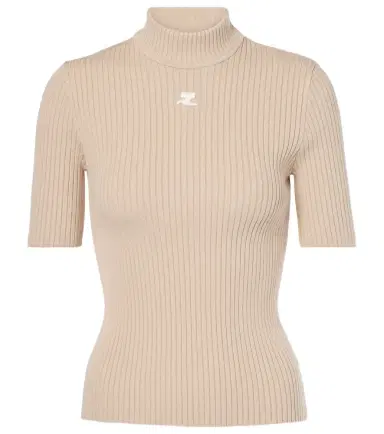 Courreges Courrèges Reedition ribbed-knit top | Thumbnail 1
