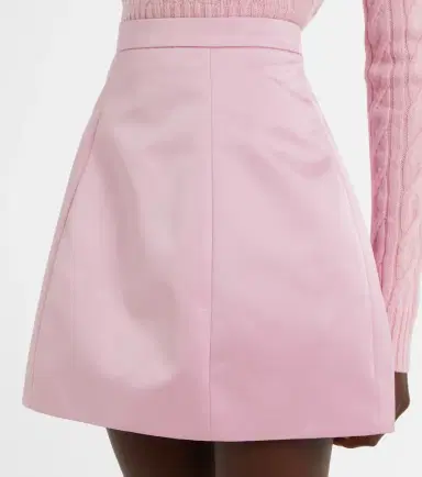 BLUMARINE Duchesse high-rise satin miniskirt | Thumbnail 3