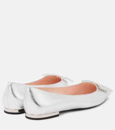 Roger Vivier Metallic leather ballet flats | Thumbnail 4 Roger Vivier Metallic leather ballet flats | Thumbnail 4