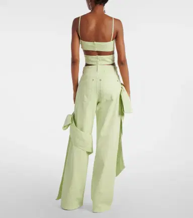 BLUMARINE Draped straight jeans | Thumbnail 2 BLUMARINE Draped straight jeans | Thumbnail 2