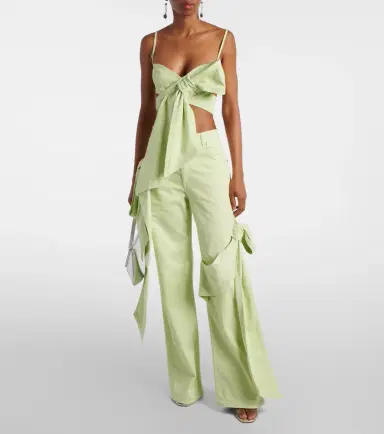 BLUMARINE Draped straight jeans | Thumbnail 6 BLUMARINE Draped straight jeans | Thumbnail 6