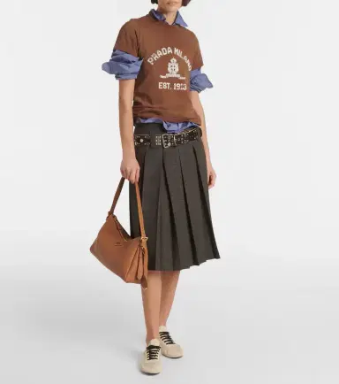 Prada Aimée Large leather shoulder bag | Thumbnail 2 Prada Aimée Large leather shoulder bag | Thumbnail 2
