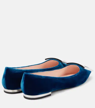 Roger Vivier Velvet ballet flats | Thumbnail 3