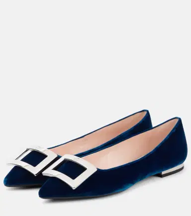Roger Vivier Velvet ballet flats | Thumbnail 5