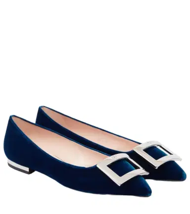 Roger Vivier Velvet ballet flats | Thumbnail 1