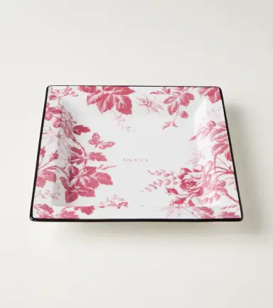 Gucci Herbarium Large porcelain decorative tray | Thumbnail 3