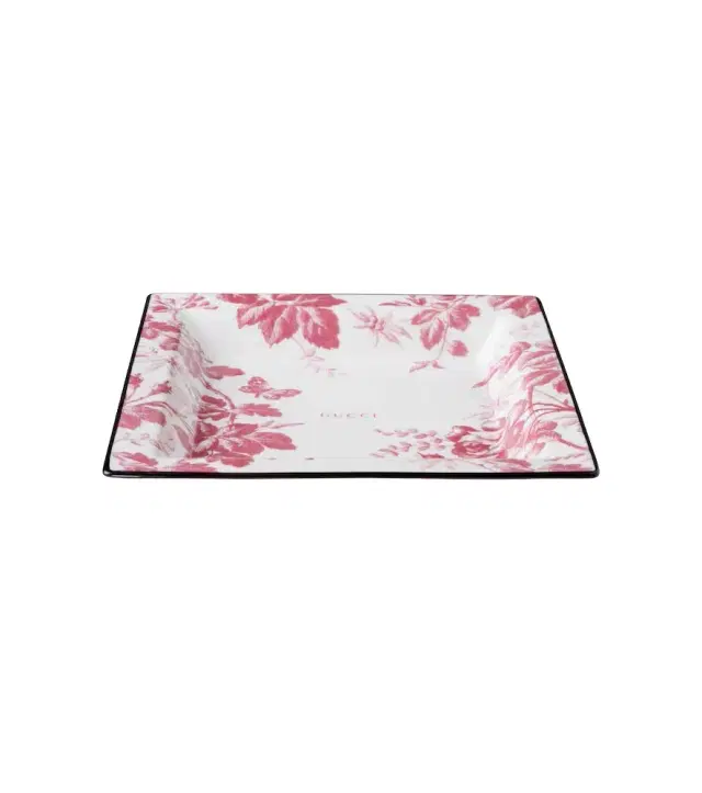 Gucci Herbarium Large porcelain decorative tray