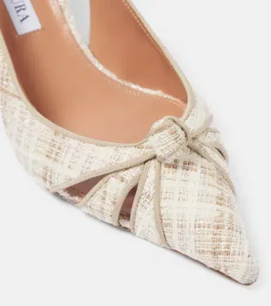 Aquazzura Premiere 50 cutout tweed pumps | Thumbnail 2 Aquazzura Premiere 50 cutout tweed pumps | Thumbnail 2