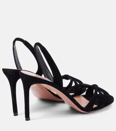 Aquazzura Tati 85 suede sandals | Thumbnail 4