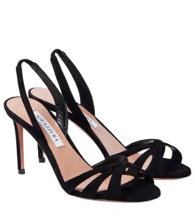Aquazzura Tati 85 suede sandals | Thumbnail 1