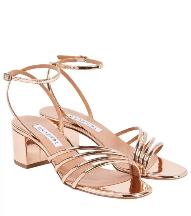 Aquazzura Latour 50 faux leather sandals