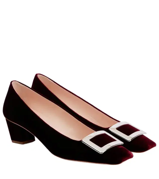 Roger Vivier Belle Vivier 45 faux fur-trimmed pumps