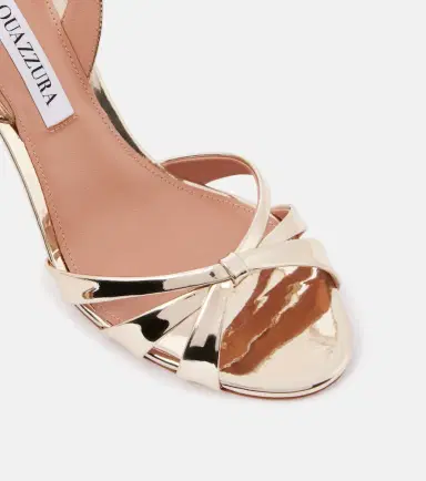 Aquazzura Tati 85 metallic leather sandals | Thumbnail 4 Aquazzura Tati 85 metallic leather sandals | Thumbnail 4