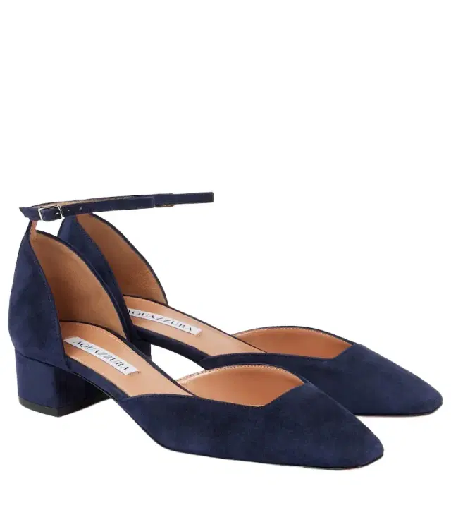 Aquazzura Asha 35 suede pumps