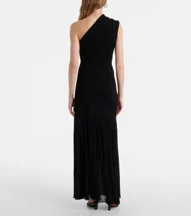 Proenza Schouler Cora one-shoulder crêpe chiffon maxi dress | Thumbnail 5