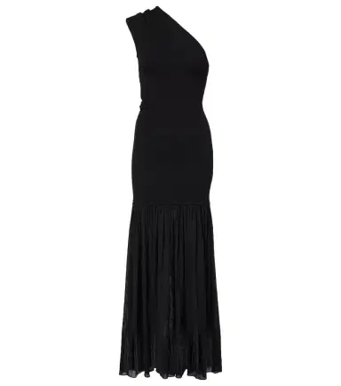Proenza Schouler Cora one-shoulder crêpe chiffon maxi dress | Thumbnail 1