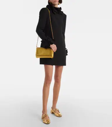 Christian Louboutin Paloma spiked metallic leather clutch | Thumbnail 4