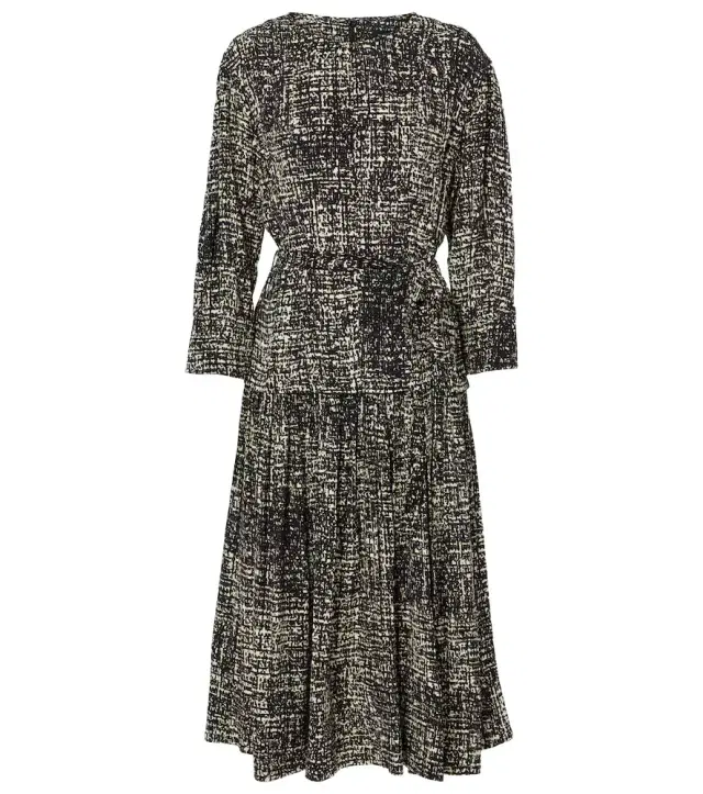 Proenza Schouler Harlow printed crêpe midi dress