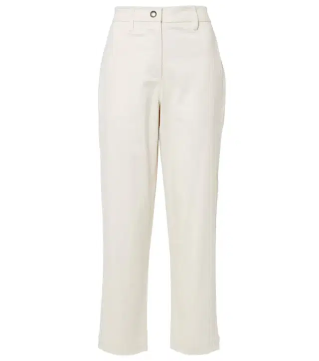 Proenza Schouler White Label Cait cotton-blend tapered pants