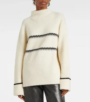 Proenza Schouler White Label Anne Fair Isle wool-blend sweater | Thumbnail 3