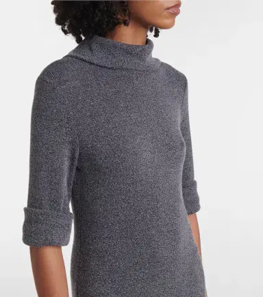 Proenza Schouler White Label Cerine ribbed-knit bouclé midi dress | Thumbnail 4