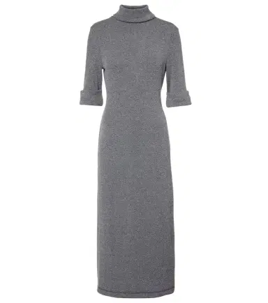 Proenza Schouler White Label Cerine ribbed-knit bouclé midi dress | Thumbnail 1