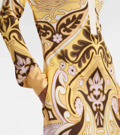 La DoubleJ Perry printed midi dress | Thumbnail 4