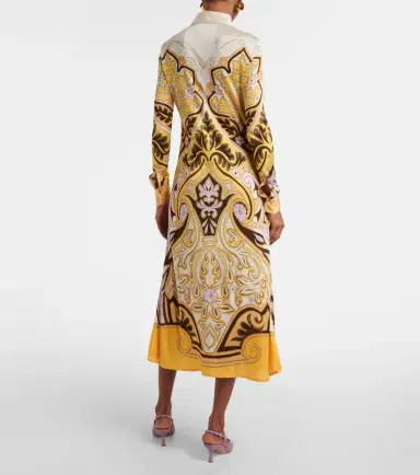 La DoubleJ Perry printed midi dress | Thumbnail 6