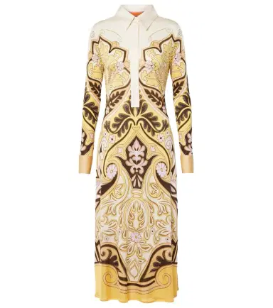 La DoubleJ Perry printed midi dress | Thumbnail 1