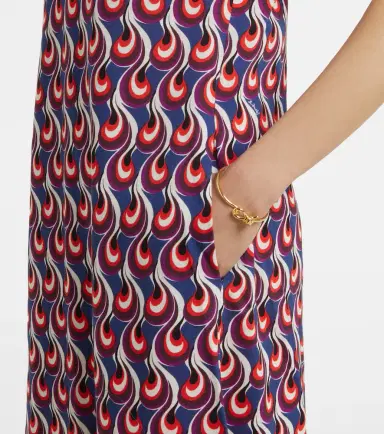 La DoubleJ Sporty Swing printed cotton jersey midi dress | Thumbnail 2