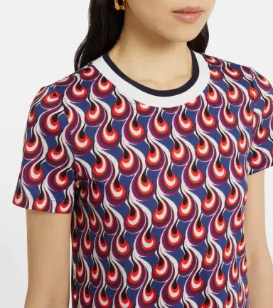 La DoubleJ Sporty Swing printed cotton jersey midi dress | Thumbnail 5