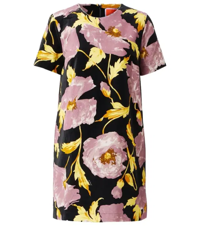 La DoubleJ Mini Swing floral cotton minidress