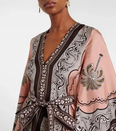 La DoubleJ Magnifico printed silk twill minidress | Thumbnail 3