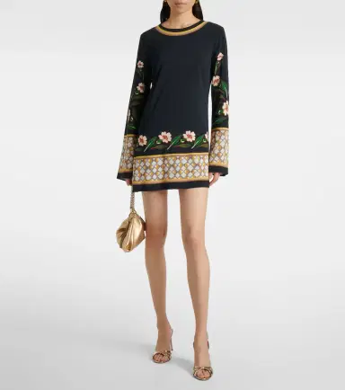 La DoubleJ Supreme Swing floral printed minidress | Thumbnail 2