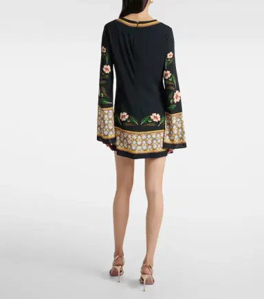 La DoubleJ Supreme Swing floral printed minidress | Thumbnail 4