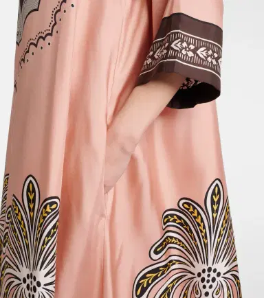 La DoubleJ Muumuu printed silk twill maxi dress | Thumbnail 3
