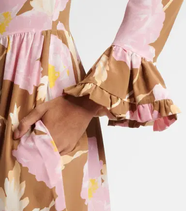 La DoubleJ Visconti silk crêpe de chine maxi dress | Thumbnail 6