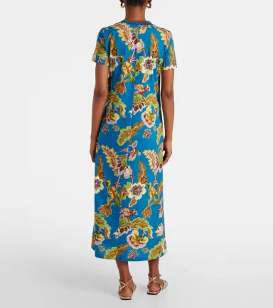 La DoubleJ Swing printed cotton maxi dress | Thumbnail 4