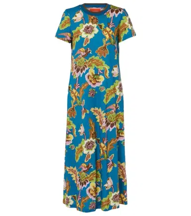 La DoubleJ Swing printed cotton maxi dress | Thumbnail 1