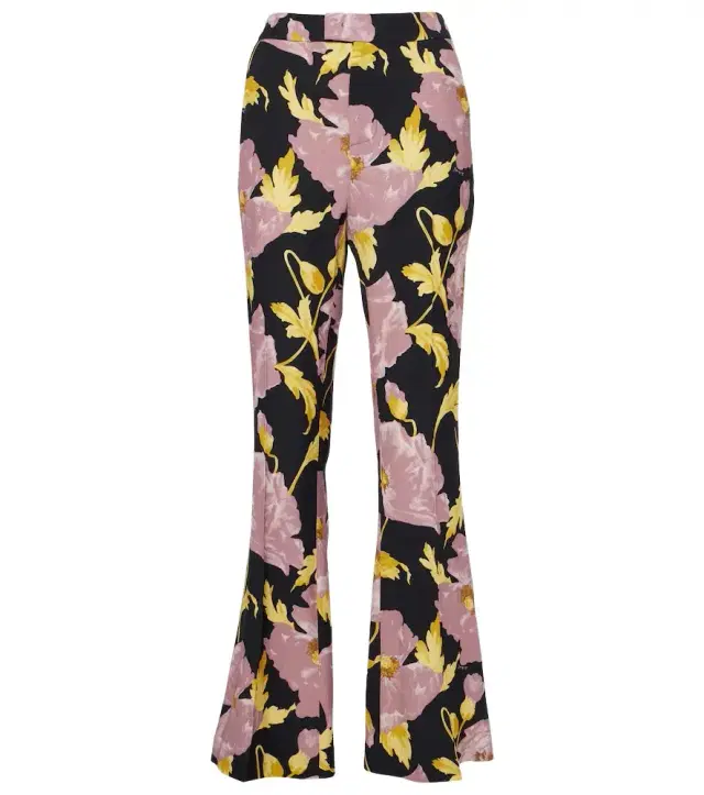 La DoubleJ Saturday Night printed bootcut pants