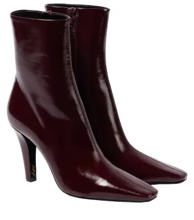 Saint Laurent Jill 95 leather ankle boots | Thumbnail 1