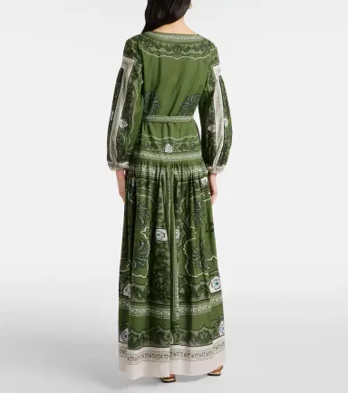 La DoubleJ Viviana printed cotton muslin maxi dress | Thumbnail 3
