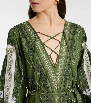 La DoubleJ Viviana printed cotton muslin maxi dress | Thumbnail 4